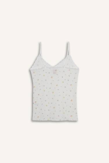 Fall in Love Cotton Patterned Tank Top