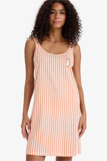 Regular Fit U Collar Knitted Dress