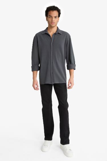 Regular Fit Cotton Long Sleeve Shirt