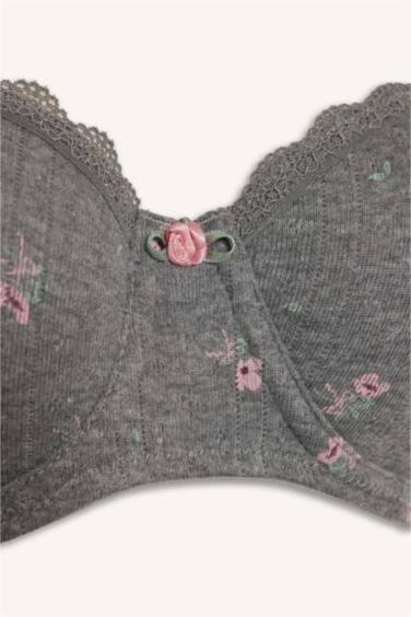 Kaplı Pedsiz Balkonet Sütyen - Görsel 8