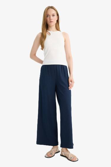 Regular Hem Trousers