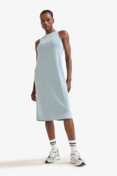 DeFactoFit Modal Sleeveless Midi Dress