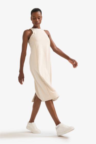 DeFactoFit Modal Sleeveless Midi Dress