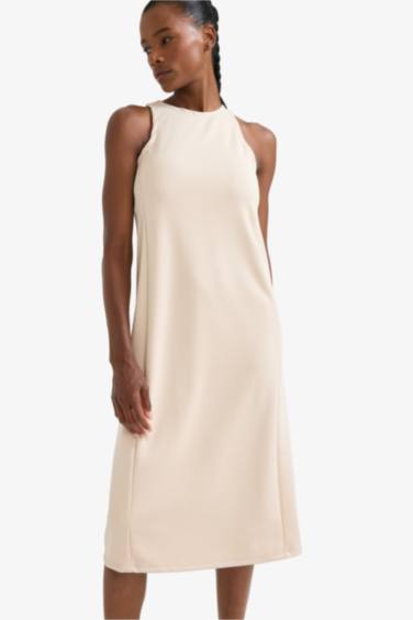 DeFactoFit Modal Sleeveless Midi Dress