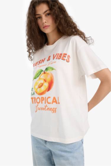 Oversize Fit Crew Neck T-Shirt