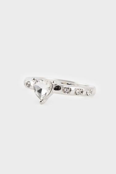 Woman 3 Piece Silver Rings