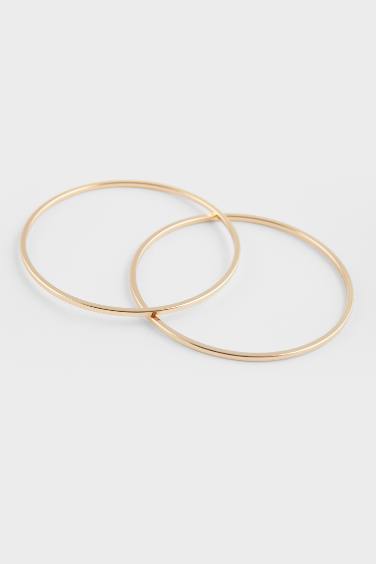 طقم 5 أساور ذهبية نسائي