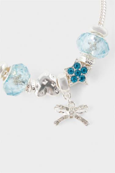 Woman Silver Charms Bracelet