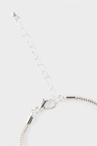 Woman Silver Charms Bracelet