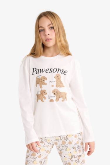 2 piece Regular Fit Knitted Pyjamas