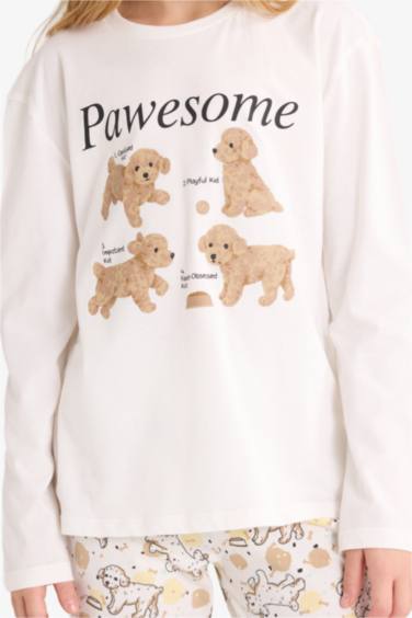 2 piece Regular Fit Knitted Pyjamas