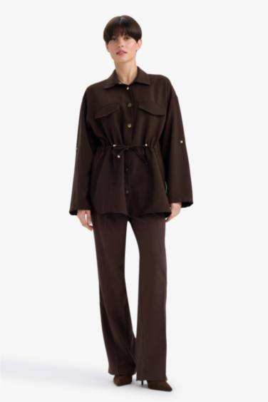 بليزر قصة عادية قماش ايوسل