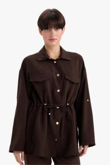 بليزر قصة عادية قماش ايوسل