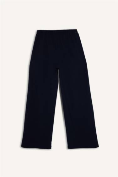 Wıde Leg Çift Cepli Normal Bel Standart Boy Pantolon