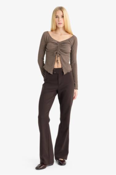 Coool Flare Fit Normal Bel Pantolon