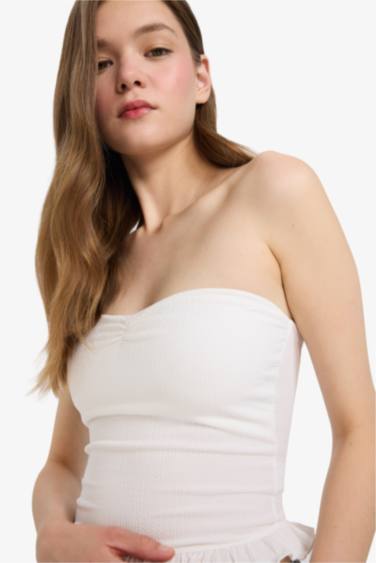 Coool Приталенный топ с бюстом и складками