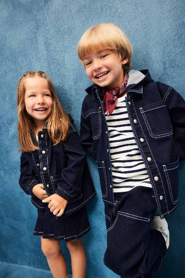 Baby Boy Hooded Denim Jacket