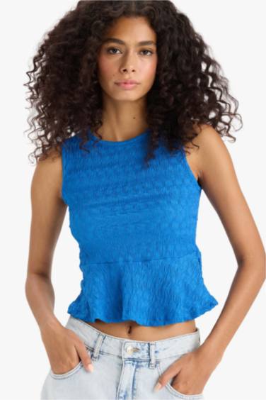 Slim Fit Crew Neck Tank Top