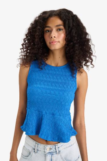 Slim Fit Crew Neck Tank Top