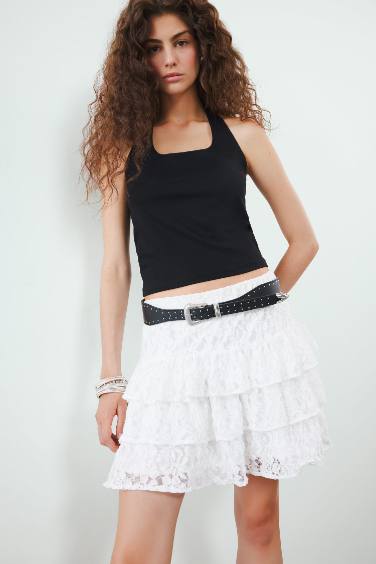 Slim Fit Halter Collar Tank Top