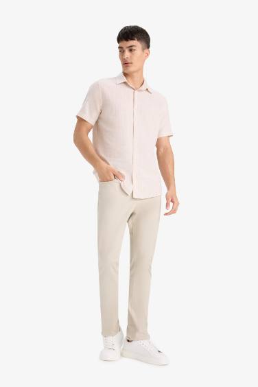 Short Sleeve Cotton Shirt