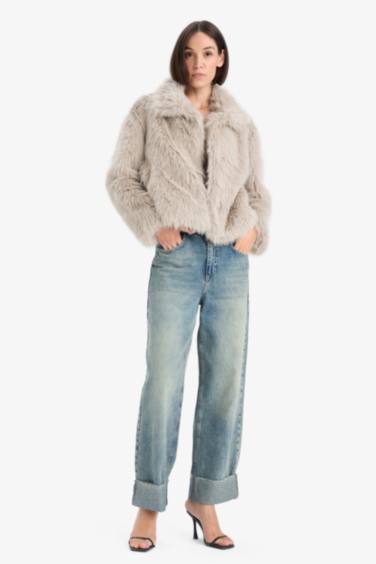 Regular Fit Suni Kürk