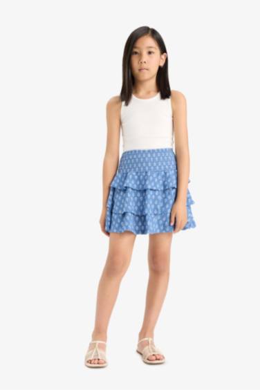 Girl Regular Fit Knitted Skirt