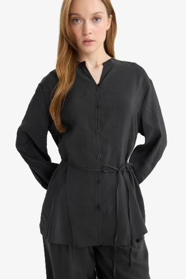 Regular Fit modal Long Sleeve Tunic