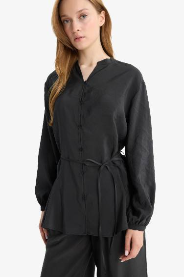 Regular Fit modal Long Sleeve Tunic