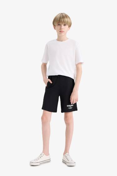 Boy New Regular Fit Sweatshirt Fabric Shorts