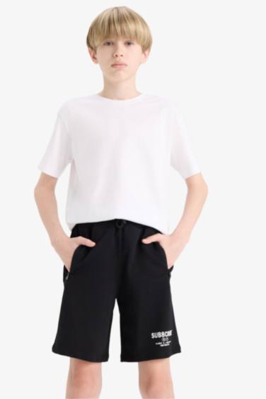 Boy New Regular Fit Sweatshirt Fabric Shorts