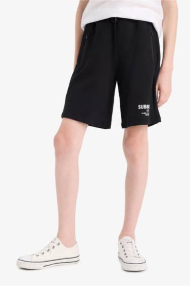 Boy New Regular Fit Sweatshirt Fabric Shorts