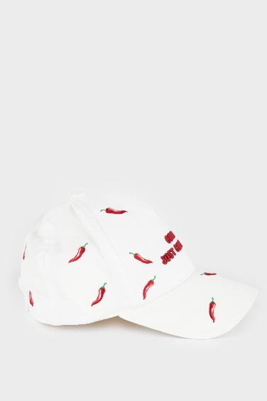 Kadın Pamuklu Cap Şapka