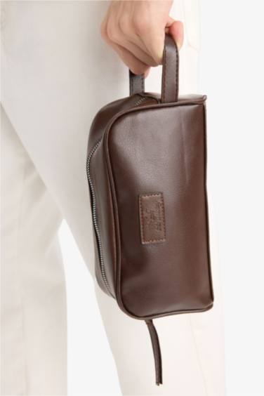 Erkek Suni Deri El Çantası