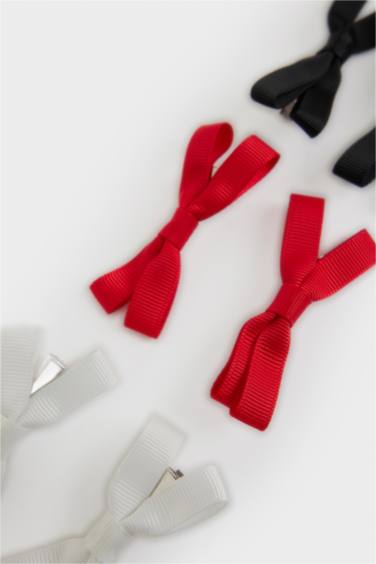 Girl 6 Piece Bow Hair Clips