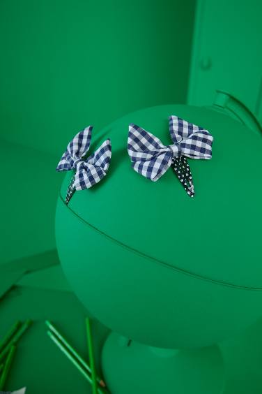 Lot de 2 Barrettes avec nœud pour fille