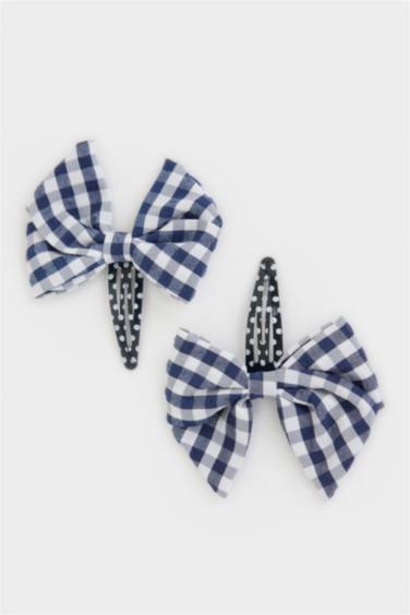 Lot de 2 Barrettes avec nœud pour fille