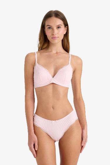 Fall in Love Lace Detailed Micro Brazilian Panty