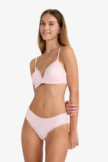 Fall in Love Lace Detailed Micro Brazilian Panty