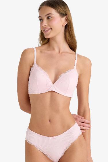 Fall in Love Lace Detailed Micro Brazilian Panty