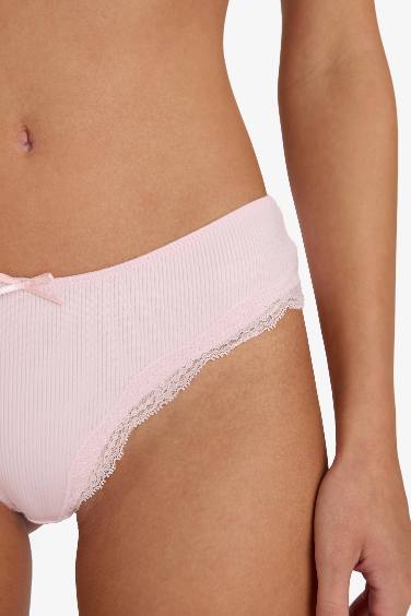 Fall in Love Lace Detailed Micro Brazilian Panty