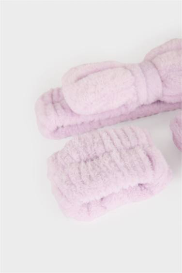 Woman Facial care 2 Piece Kit Hair Headband Absorbent Wristbands