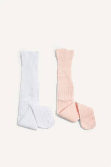 Lot de 2 paires de Collants 60 DN pour bébé fille