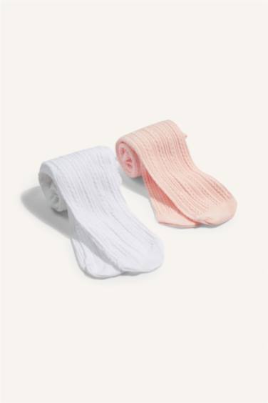 Lot de 2 paires de Collants 60 DN pour bébé fille