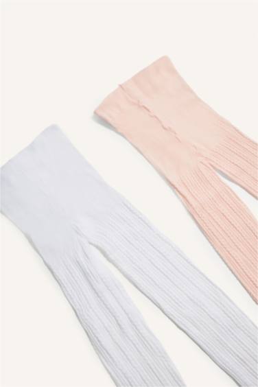 Lot de 2 paires de Collants 60 DN pour bébé fille
