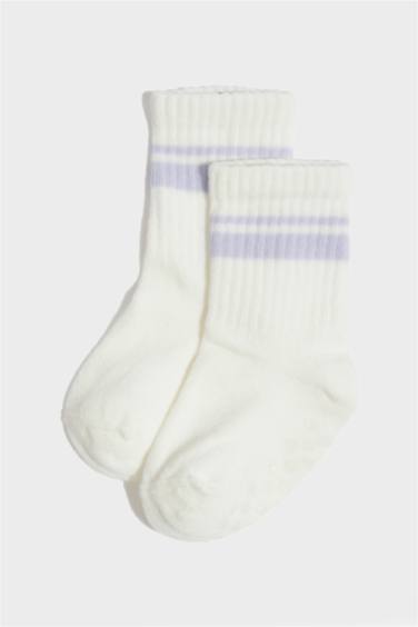 Baby Girl 3 Piece Cotton Long Socks