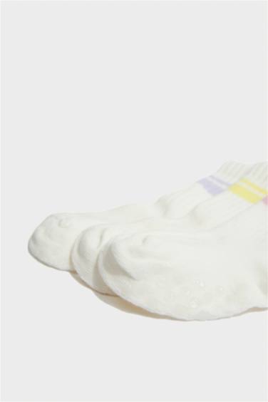 Baby Girl 3 Piece Cotton Long Socks