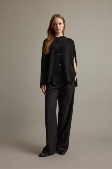 Regular Fit Crew Neck Knitwear Cardigan