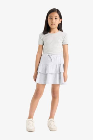Girl Regular Fit Knitted Skirt