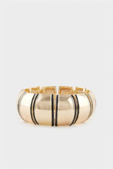 Woman Golden Bangle Bracelet